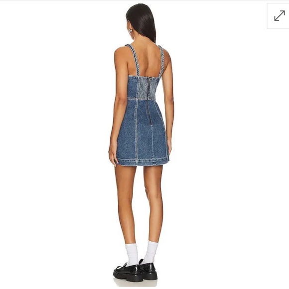 NWOT Alice + Olivia Raylene Bustier Mini Dress Sz 8 - Picture 3 of 4